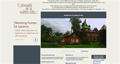 Desktop Screenshot of maison-bois.annuaire-utile.net