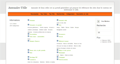 Desktop Screenshot of annuaire-utile.net