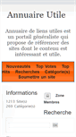 Mobile Screenshot of annuaire-utile.net