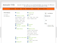 Tablet Screenshot of annuaire-utile.net